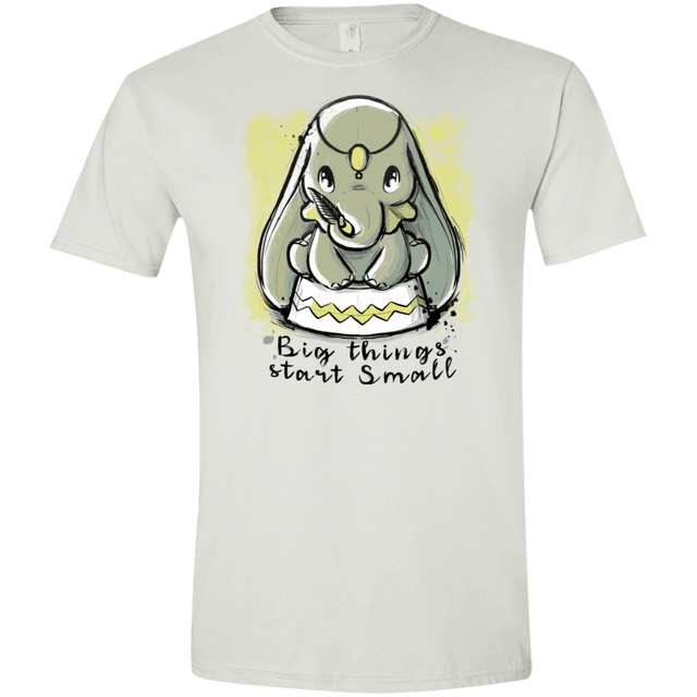 T-Shirts White / X-Small Big Things Men's Semi-Fitted Softstyle