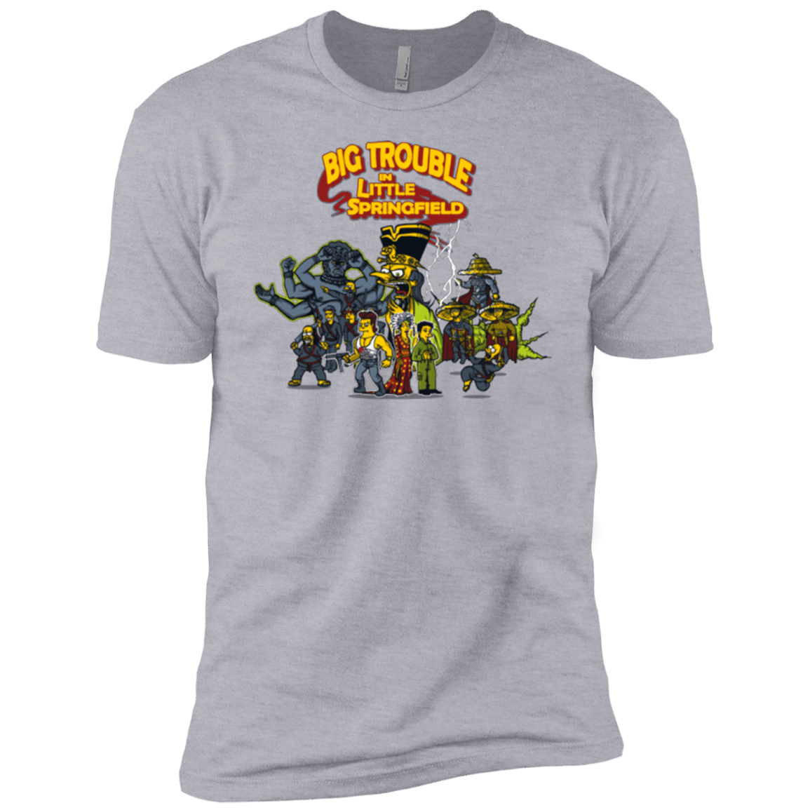 T-Shirts Heather Grey / YXS Big Trouble Boys Premium T-Shirt