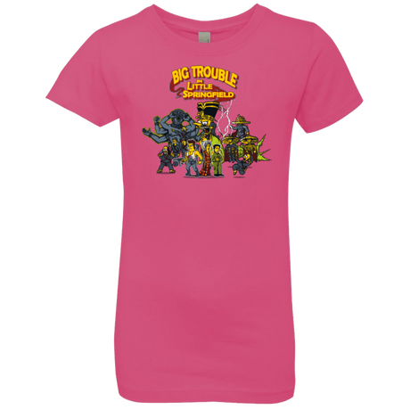 T-Shirts Hot Pink / YXS Big Trouble Girls Premium T-Shirt
