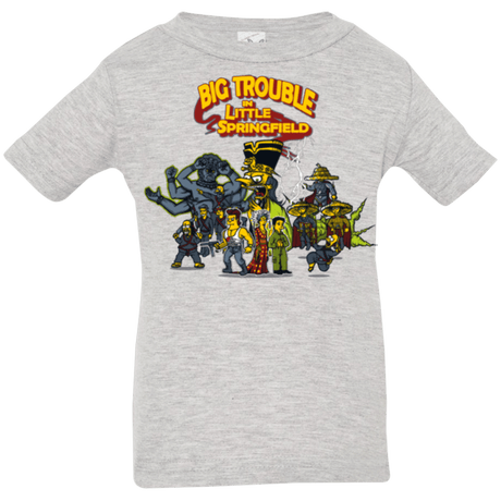 T-Shirts Heather Grey / 6 Months Big Trouble Infant Premium T-Shirt