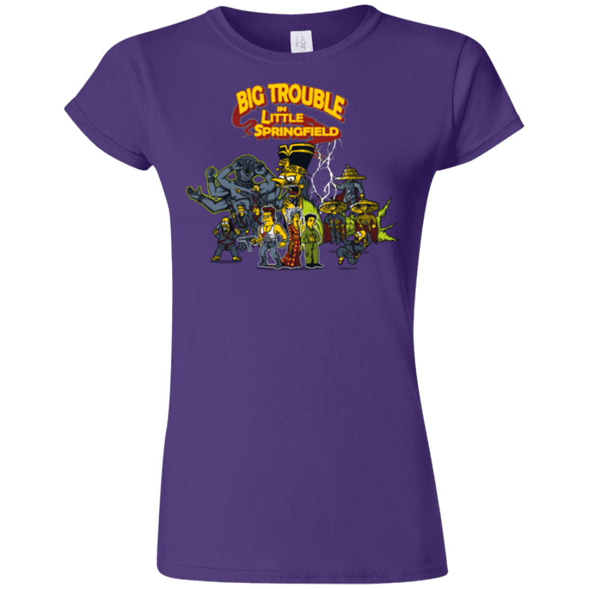 T-Shirts Purple / S Big Trouble Junior Slimmer-Fit T-Shirt