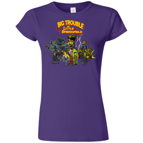 T-Shirts Purple / S Big Trouble Junior Slimmer-Fit T-Shirt