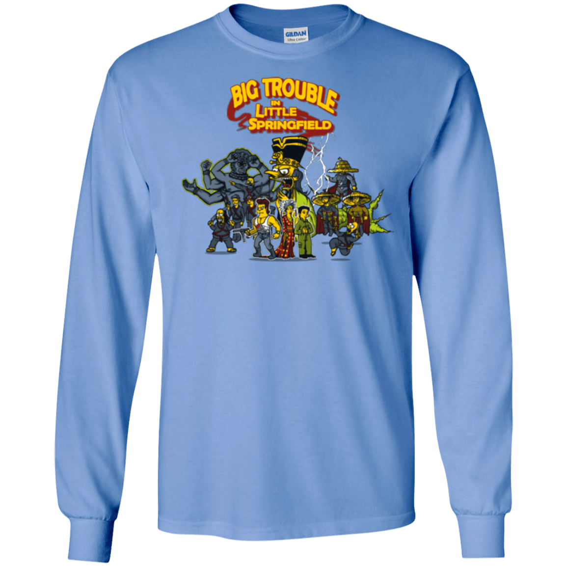 T-Shirts Carolina Blue / S Big Trouble Men's Long Sleeve T-Shirt