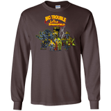 T-Shirts Dark Chocolate / S Big Trouble Men's Long Sleeve T-Shirt