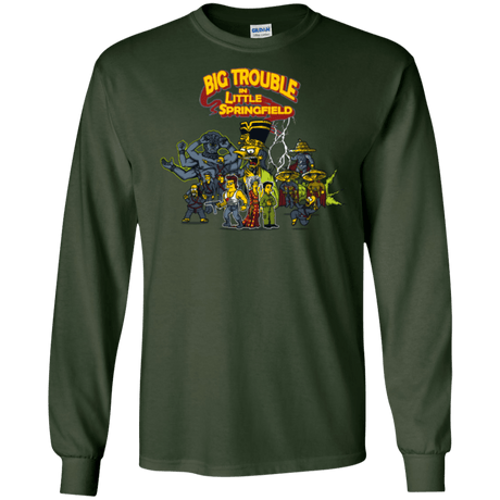 T-Shirts Forest Green / S Big Trouble Men's Long Sleeve T-Shirt