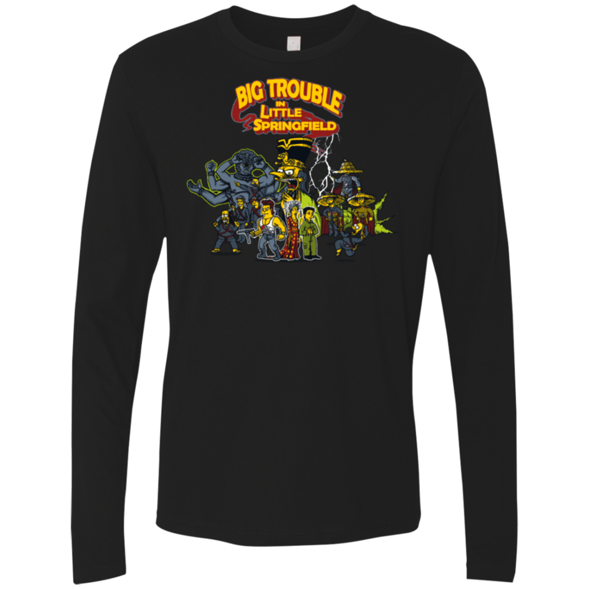 T-Shirts Black / S Big Trouble Men's Premium Long Sleeve