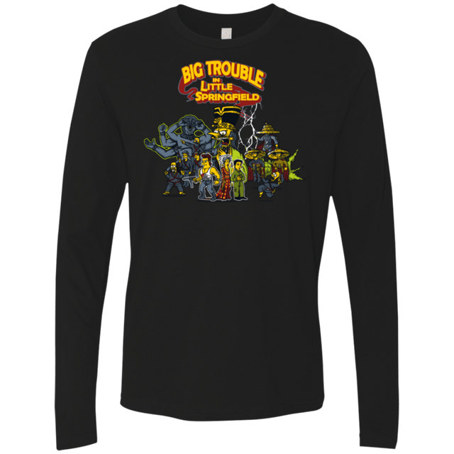 T-Shirts Black / S Big Trouble Men's Premium Long Sleeve