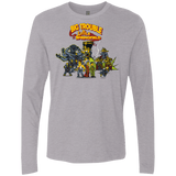 T-Shirts Heather Grey / S Big Trouble Men's Premium Long Sleeve