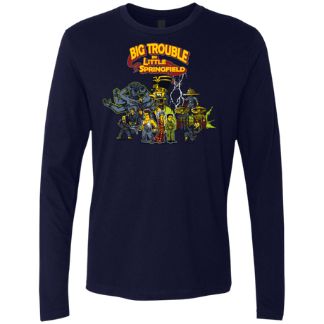 T-Shirts Midnight Navy / S Big Trouble Men's Premium Long Sleeve
