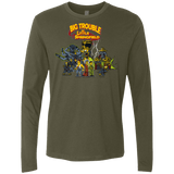 T-Shirts Military Green / S Big Trouble Men's Premium Long Sleeve