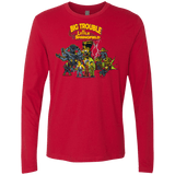 T-Shirts Red / S Big Trouble Men's Premium Long Sleeve
