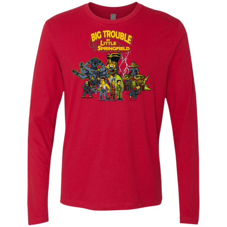 T-Shirts Red / S Big Trouble Men's Premium Long Sleeve