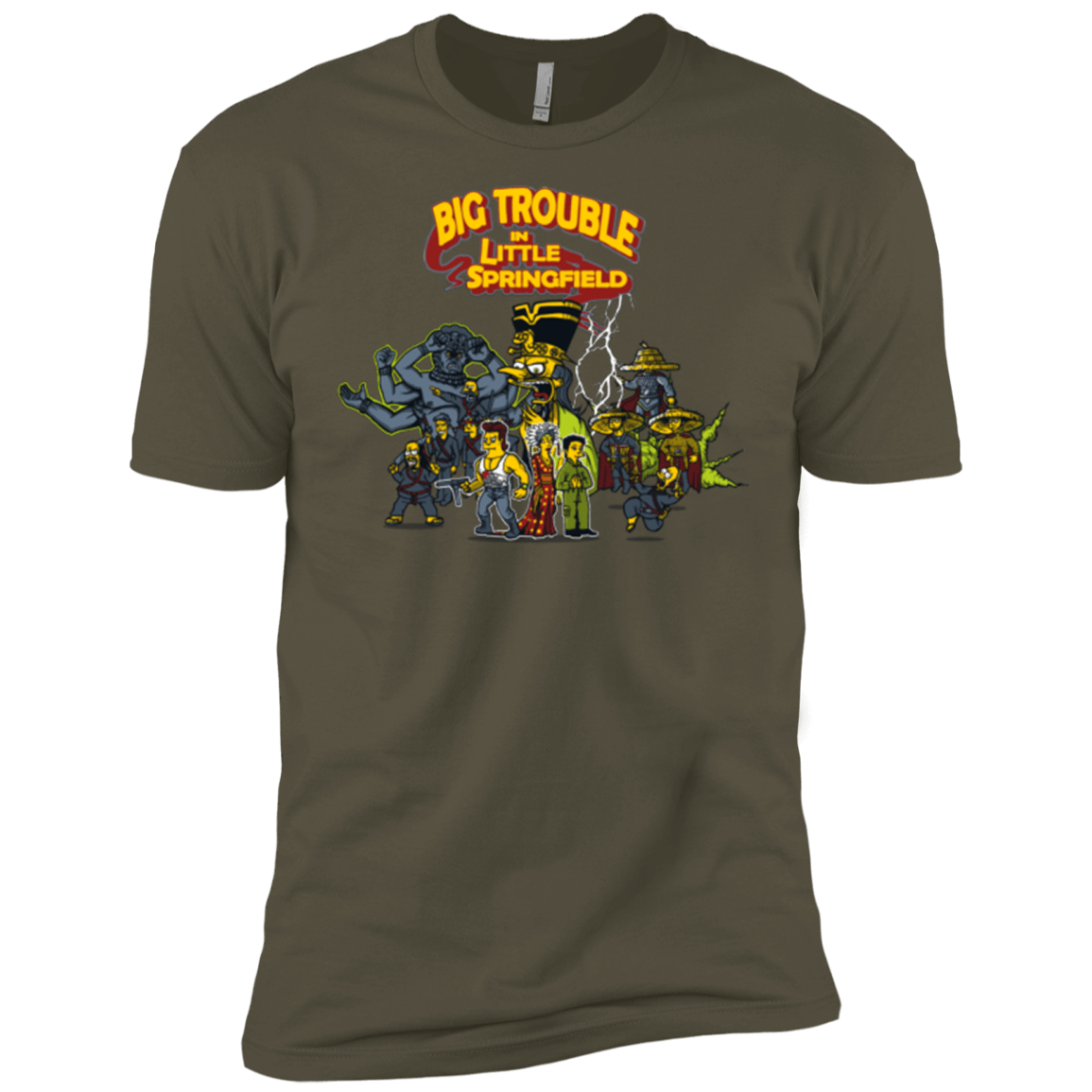 T-Shirts Military Green / X-Small Big Trouble Men's Premium T-Shirt