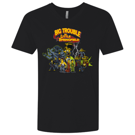 T-Shirts Black / X-Small Big Trouble Men's Premium V-Neck