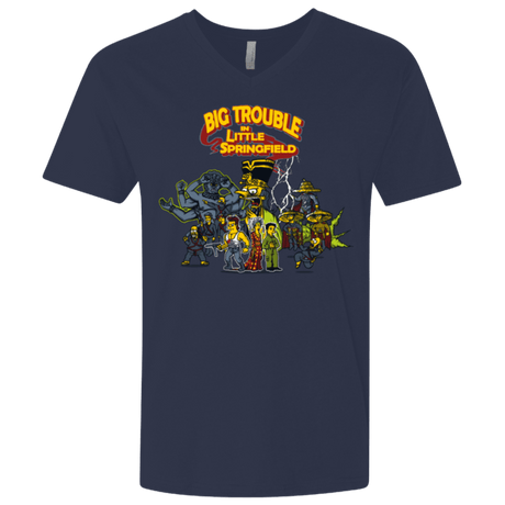 T-Shirts Midnight Navy / X-Small Big Trouble Men's Premium V-Neck