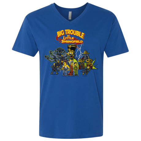 T-Shirts Royal / X-Small Big Trouble Men's Premium V-Neck