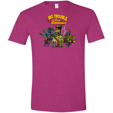 T-Shirts Antique Heliconia / S Big Trouble Men's Semi-Fitted Softstyle