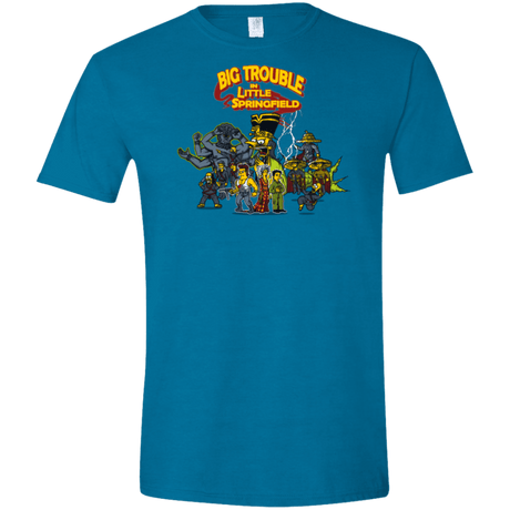 T-Shirts Antique Sapphire / S Big Trouble Men's Semi-Fitted Softstyle