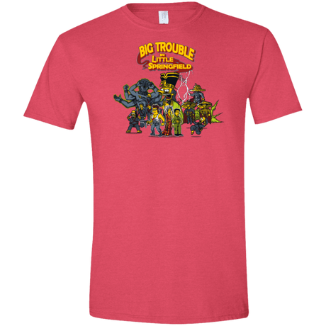 T-Shirts Heather Red / S Big Trouble Men's Semi-Fitted Softstyle