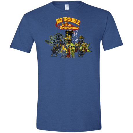 T-Shirts Heather Royal / X-Small Big Trouble Men's Semi-Fitted Softstyle