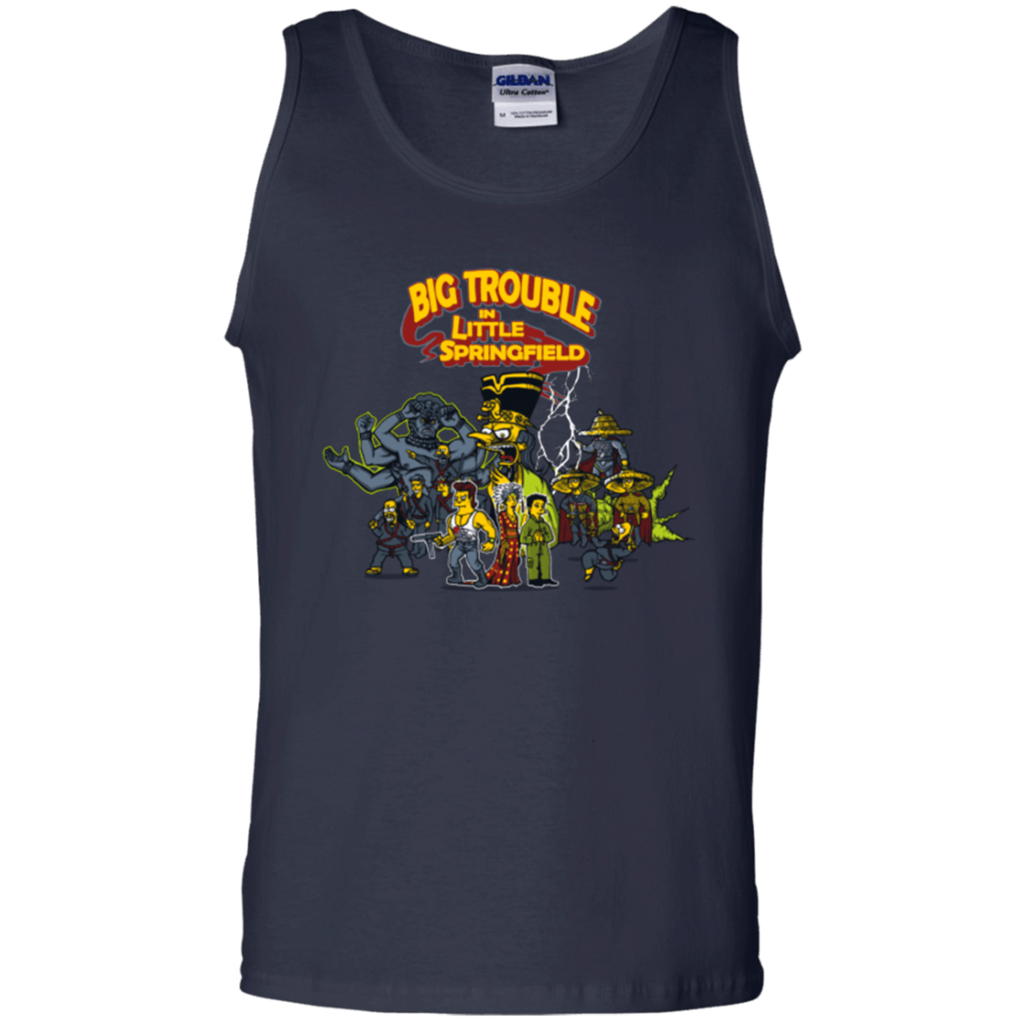 T-Shirts Navy / S Big Trouble Men's Tank Top