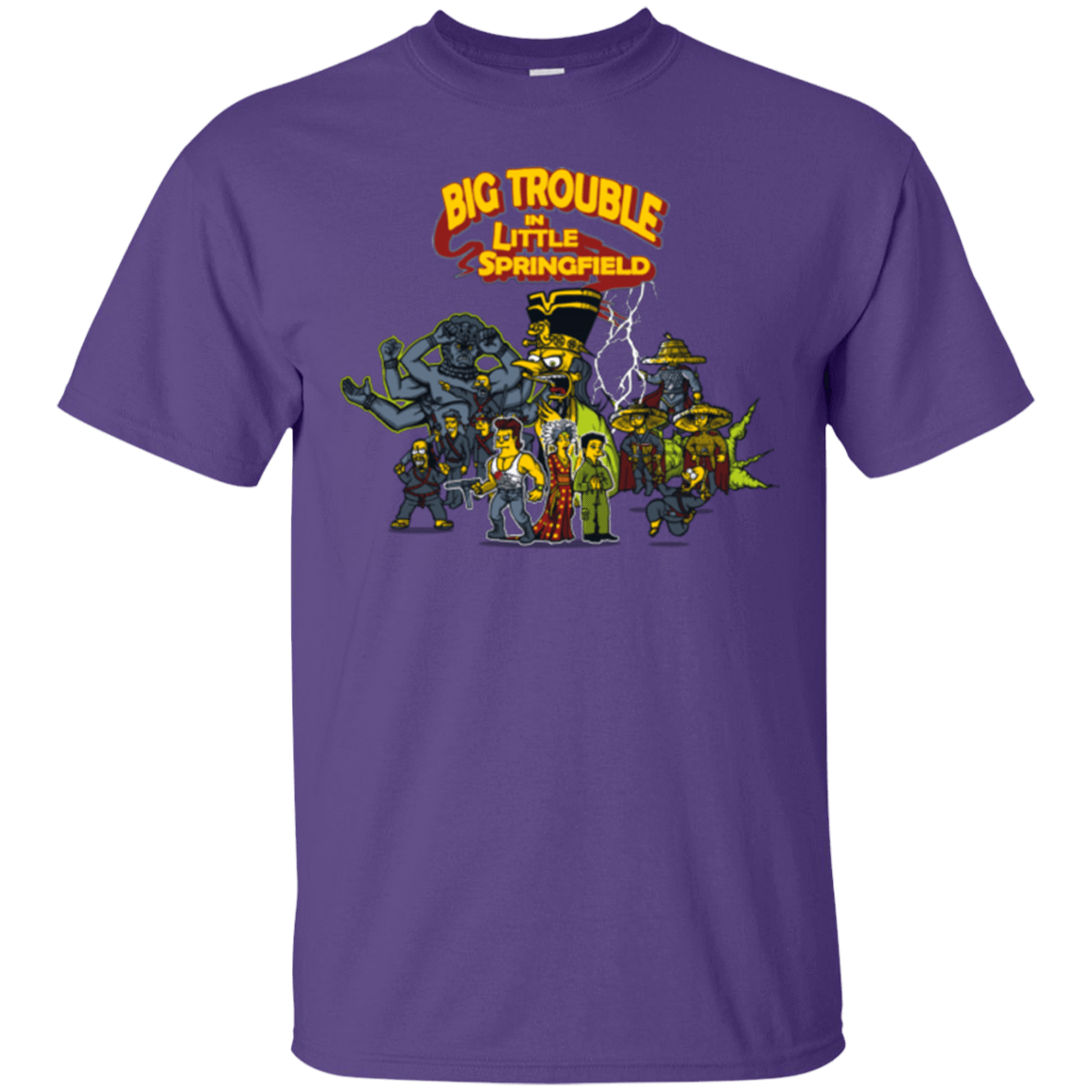 T-Shirts Purple / S Big Trouble T-Shirt