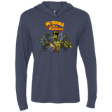 T-Shirts Vintage Navy / X-Small Big Trouble Triblend Long Sleeve Hoodie Tee