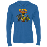 T-Shirts Vintage Royal / X-Small Big Trouble Triblend Long Sleeve Hoodie Tee
