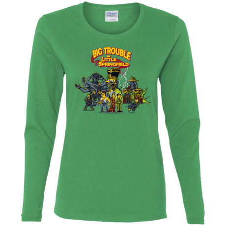 T-Shirts Irish Green / S Big Trouble Women's Long Sleeve T-Shirt