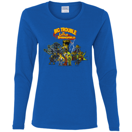 T-Shirts Royal / S Big Trouble Women's Long Sleeve T-Shirt