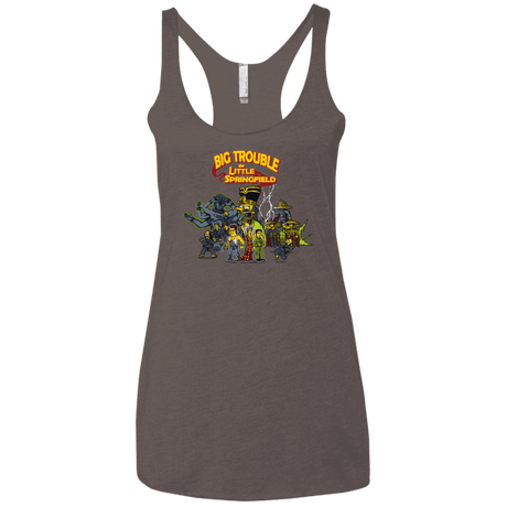 T-Shirts Macchiato / X-Small Big Trouble Women's Triblend Racerback Tank