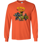 T-Shirts Orange / YS Big Trouble Youth Long Sleeve T-Shirt