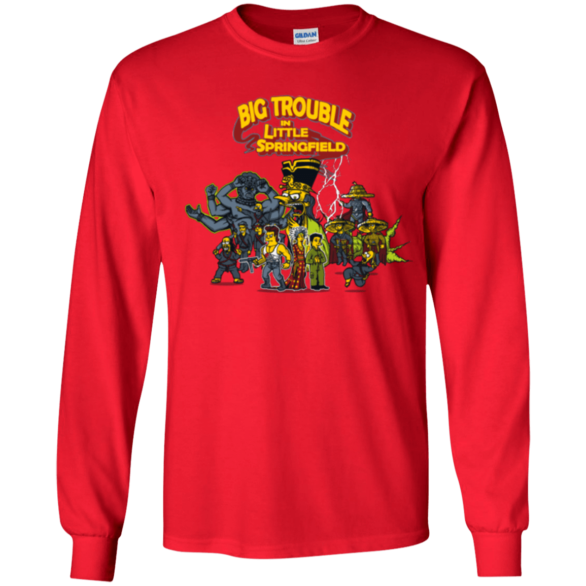 T-Shirts Red / YS Big Trouble Youth Long Sleeve T-Shirt