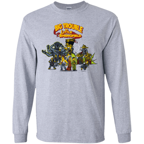 T-Shirts Sport Grey / YS Big Trouble Youth Long Sleeve T-Shirt