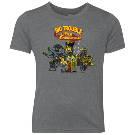 T-Shirts Premium Heather / YXS Big Trouble Youth Triblend T-Shirt