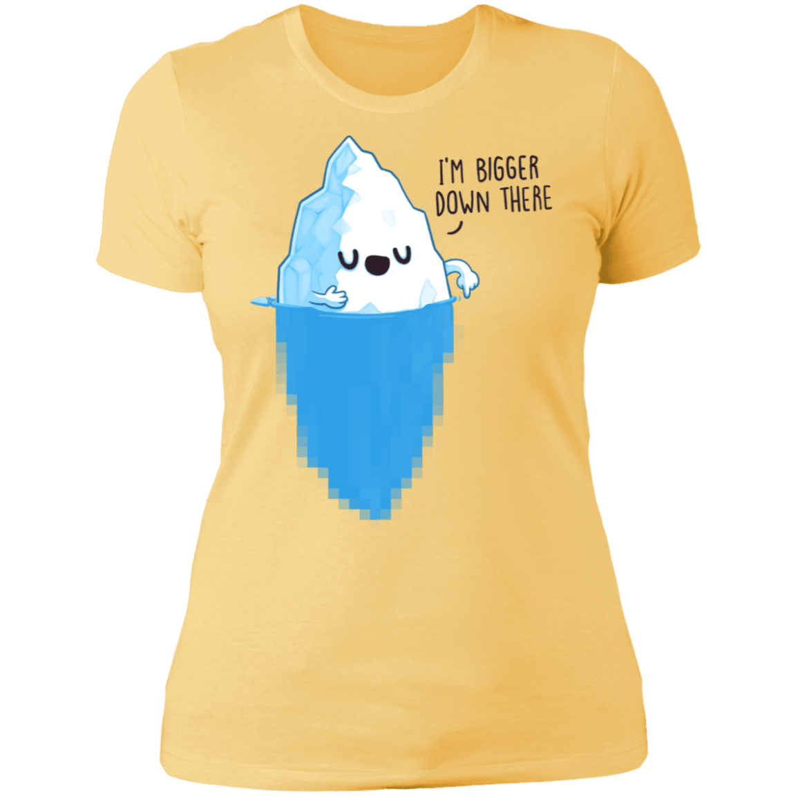 T-Shirts Banana Cream/ / S Bigger Down There Women's Premium T-Shirt