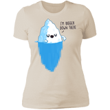 T-Shirts Ivory/ / S Bigger Down There Women's Premium T-Shirt