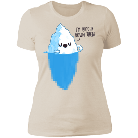 T-Shirts Ivory/ / S Bigger Down There Women's Premium T-Shirt
