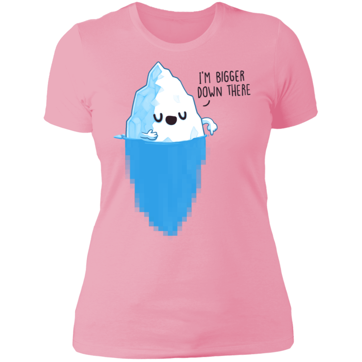 T-Shirts Light Pink / S Bigger Down There Women's Premium T-Shirt