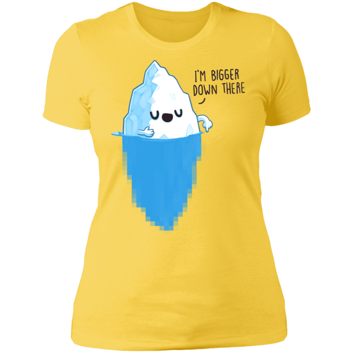 T-Shirts Vibrant Yellow / S Bigger Down There Women's Premium T-Shirt
