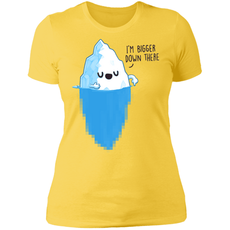 T-Shirts Vibrant Yellow / S Bigger Down There Women's Premium T-Shirt