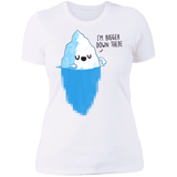 T-Shirts White / S Bigger Down There Women's Premium T-Shirt