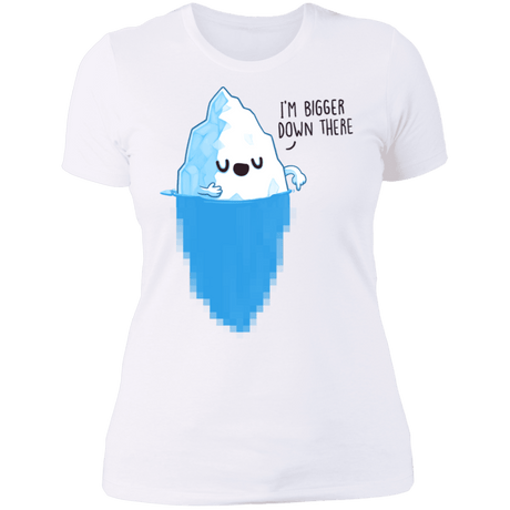 T-Shirts White / S Bigger Down There Women's Premium T-Shirt