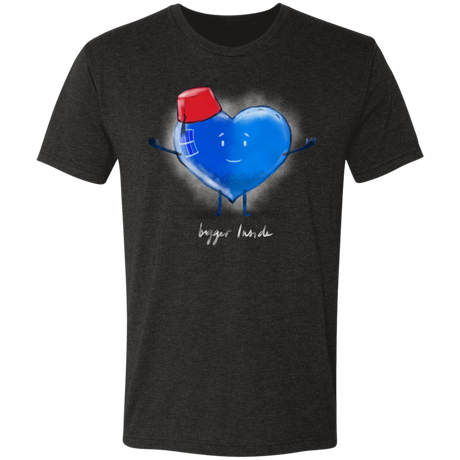 T-Shirts Vintage Black / S Bigger Inside Men's Triblend T-Shirt