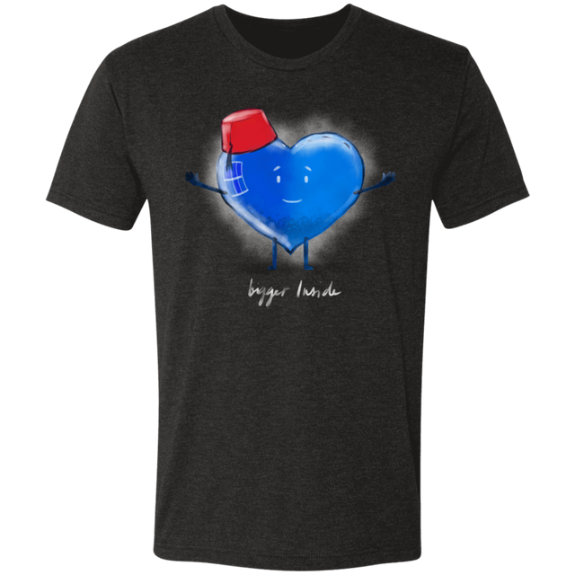 T-Shirts Vintage Black / S Bigger Inside Men's Triblend T-Shirt