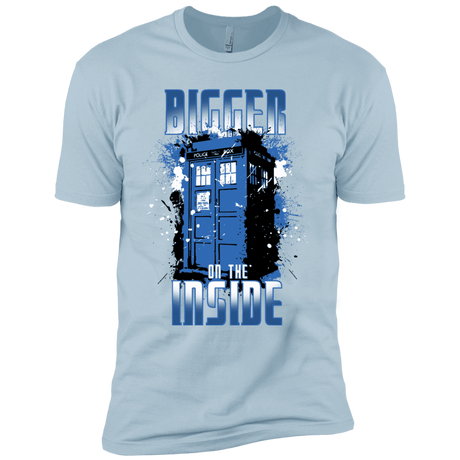 T-Shirts Light Blue / YXS Bigger on the Inside Boys Premium T-Shirt