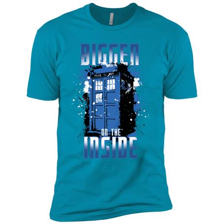T-Shirts Turquoise / YXS Bigger on the Inside Boys Premium T-Shirt