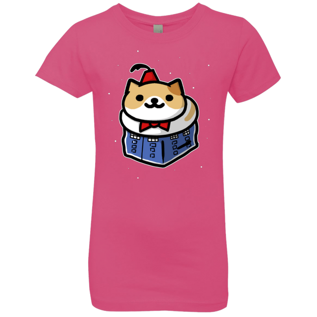 T-Shirts Hot Pink / YXS Bigger On The Inside Girls Premium T-Shirt