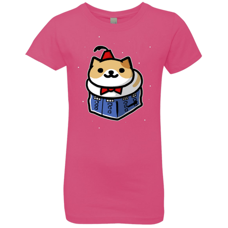 T-Shirts Hot Pink / YXS Bigger On The Inside Girls Premium T-Shirt