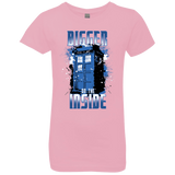 T-Shirts Light Pink / YXS Bigger on the Inside Girls Premium T-Shirt